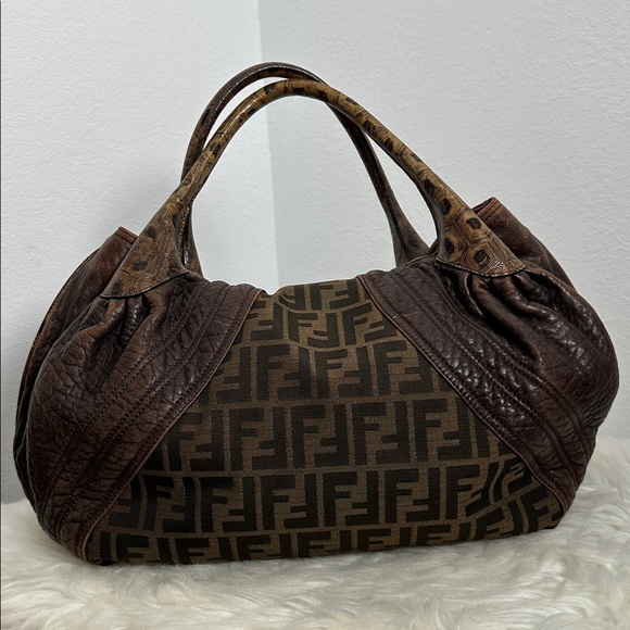 💯Authentic Fendi Zucca FF Spy Handbag🍀 - Picture 7 of 17